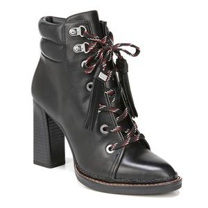 Sam Edelman Sondra Black Leather Lace-up Bootie Boots
Size 9